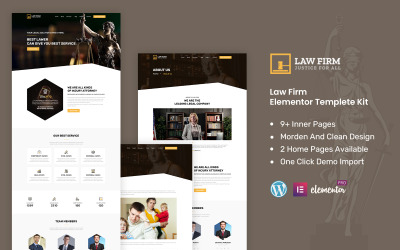 Anwaltskanzlei - Law And Lawyer Ready to Use Elementor Kit