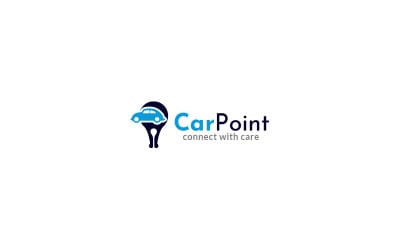 Car Point Logo Design Template