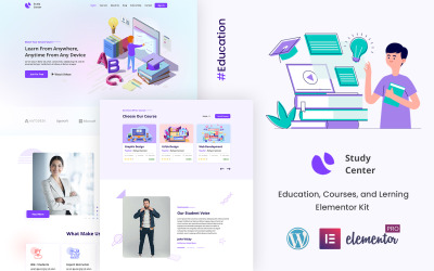Centro studi Education Kit Elementor pronto per l&amp;#39;uso