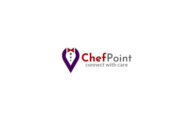 Chef Point Logo-Designvorlage