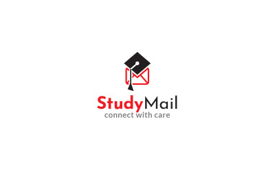 E-Mail-Logo-Designvorlage studieren