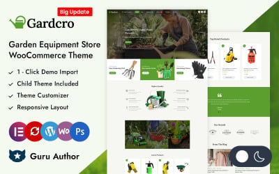 Gardcro - Kertifelszerelés-áruház Elementor WooCommerce Reszponzív téma