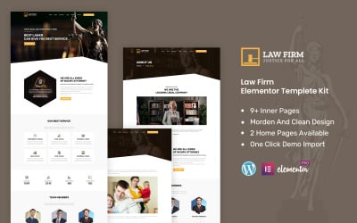 Law-firm - Law And Lawyer Ready to Use Elementor Kit