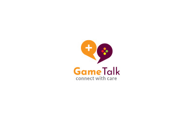 Plantilla de diseño de logotipo de Game Talk