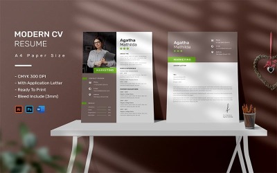 Агата Матільда - Шаблон резюме резюме