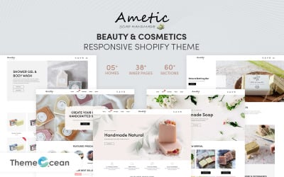 Ametic - Responsives Shopify-Thema für Schönheit und Kosmetik