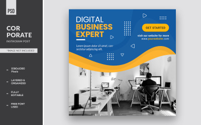 Business Expert Corporate Instagram Social Media Post