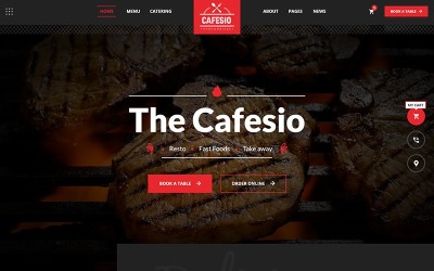 Cafesio - Restaurant WordPress Theme
