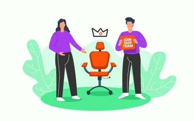Join Our Team Free Vector Concept Illustration