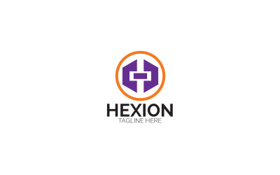 Szablon projektu logo Hexion