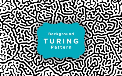 Carta da parati Turing Pattern Design Shape