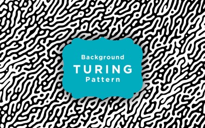Fundo Turing Vector Seamless Pattern