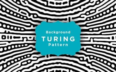 Motivo minimalista in tessuto Turing
