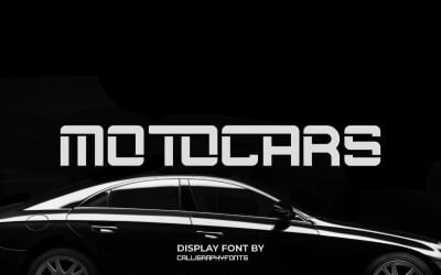 Motocars Family Display Font