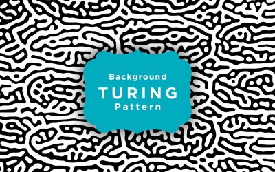 Naadloos patroon Turing Vector Wallpaper