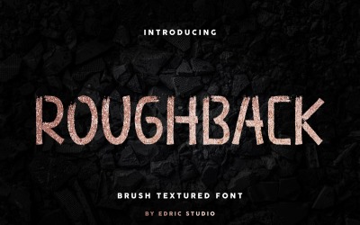 Шрифт Roughback Exclusive Brush