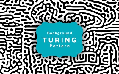 Turing Diffusion Maze Pattern Background