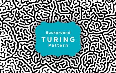 Turing Patroon Ontwerp Vorm behang