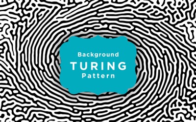 Turing Vector Patroon Achtergrond