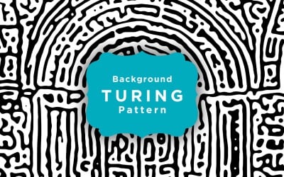 Turing Vector Patroon behang