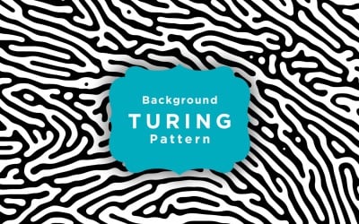 Turing Vector Seamless Pattern Background Template