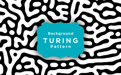 Turing Vektor nahtlose Muster Wallpaper Vorlage
