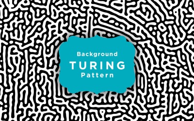 Fondo de pantalla de patrón transparente de vector de Turing