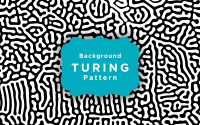 Minimalistic Turing Pattern Background Template