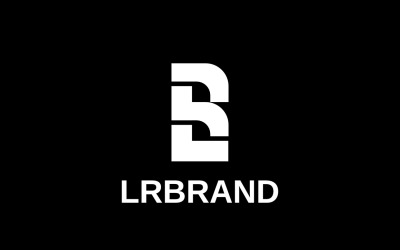Monogram Letter R B L Logo