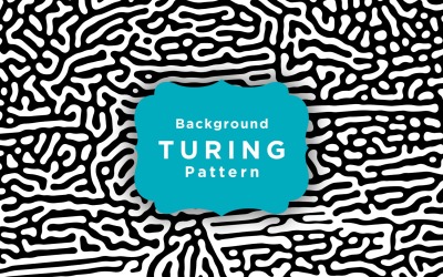 Šablona vzor Turingovy tvary diagonální čáry