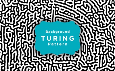 Turing Vector Seamless Pattern WallpaperModèle