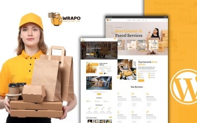 Wrapo Courier And Delivery Service Tema de WordPress