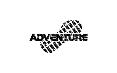 Plantilla de logotipo de guía de aventuras