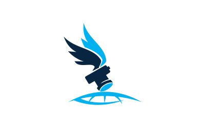 Aero Fotoğraf Kamera Logo Şablonu