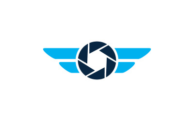 Modelo de logotipo da Aero Photography