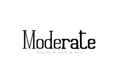 Moderate Vintage Serif Font