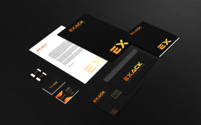 Papeteria Corporate Identity Mockup Scena Psd