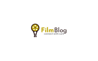 Vorlage für das Design des Film-Blog-Logos