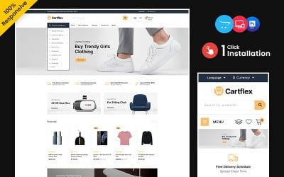 Cartflex - Moda ve Ayakkabı Çok Amaçlı OpenCart Mağazası
