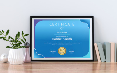 Creative Employee Certificate Mall