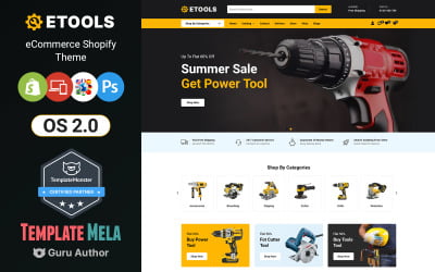 Etools - Tema Shopify per utensili elettrici e manuali