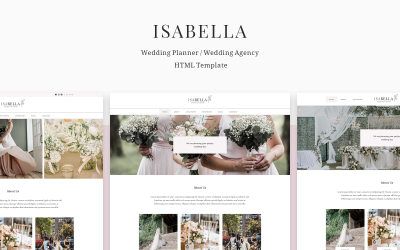 Isabella - Wedding Planner HTML Template