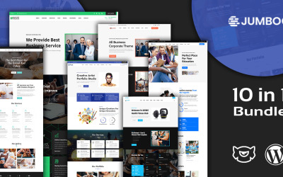 Jumboo Çok Amaçlı Duyarlı Açılış Sayfaları WordPress Tema Paketi