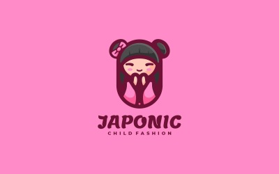 Kinderen Japan Cartoon Logo-stijl