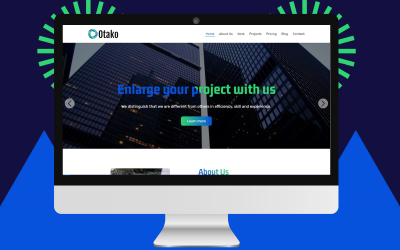 Otako - Шаблон целевой страницы для бизнеса