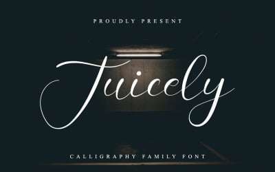 Písmo Juicely Calligraphy Script