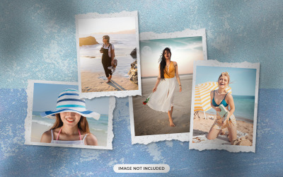 Portrait Reisefoto Mockup