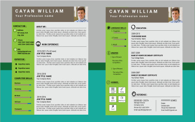 Chayan William Professional Currículo Templete