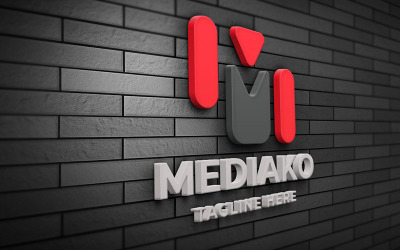 Mediako Buchstabe M Pro Logo