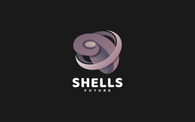 Shell Gradient Logo Style